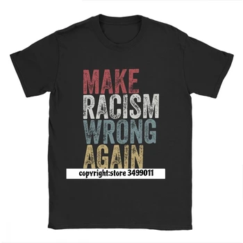 Kad Rasizmo Negerai Vėl Anti-Nekenčiu Rasizmo Topai Marškinėliai Vyrams Tshirts Juoda Gyvybes Klausimas, Rip Taikos Marškinėliai, Sporto