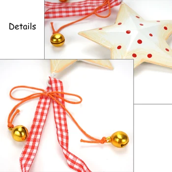 Kalėdų dekoracijas 12pcs derliaus metalo žvaigždės su mažais bell Kalėdų medžio apdaila 2020 linksmų Kalėdų namuose kabo