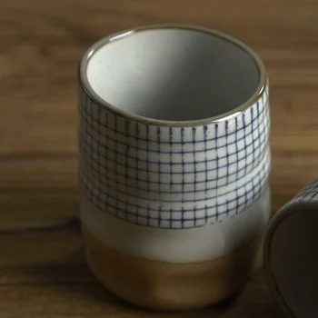 Kūrybinės Keramikos Teacup Japonijos Arabijos Pieno Puodeliai Retro Rupi Keramikos Kavos Puodelis su Motina Dėklas Restoranas Geriamas Puodelis
