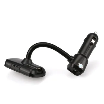 LCD Automobilinis MP3 Grotuvas Bluetooth FM Siųstuvas Moduliatorius SD MMC USB Nuotolinis Lanksčios Metalinės Žarnos Skaitmeninis Signalo Apdorojimas