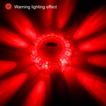 LED Kelių Saugos Blyksnius Mirksinti Įspėjamoji Lemputė Pakelės Raketos Pagalbos Disko Švyturys Su Magnetinis pagrindas Automobilių Jūrų Laivu