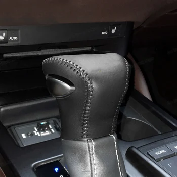 Lsrtw2017 už Lexus Es ES200 ES260 300h Automobilio Pavarų perjungimo Svirties Dangtelis Anti-slip Raštas Interjero Aksesuarų 2018 2019 2020 shift knob