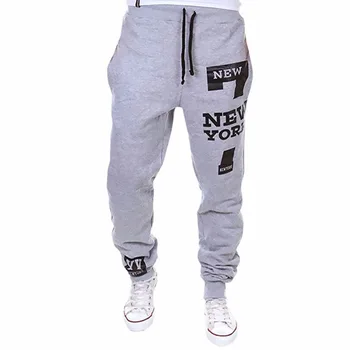 M-SXL Vyrų Jogger Šokių Sportwear Baggy Pants Kelnės Sweatpants Dulcet Kietas Juoda/Balta/Giliai pilka/Šviesiai pilka