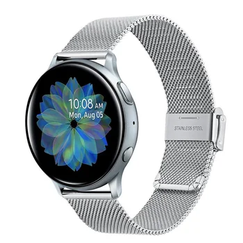 Milano Watchband Samsung Galaxy Žiūrėti Aktyvios 2 40mm 44mm Greito Atleidimo Juosta Akių Nerūdijančio Plieno Dirželis Active2 Apyrankė