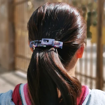 Moterų headwears 2020 naujas mielas plaukų clips mergaitėms acetatas derliaus plaukų barrettes mada, plaukų aksesuarai moterims