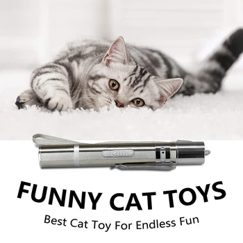 Naminių Kačių Kačiukų Žaislas Lazerinė Rodyklė USB Įkrovimo LED Šviesos Rašiklį, Žibintuvėlį Multi-pattern Įkrovimo Interaktyvus Žaislas