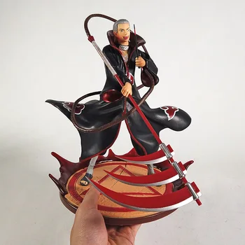 Naruto Shippuden Akatsuki Hidan su Dalgis Statula PVC Modelis Žaislas Kolekcines Figurals