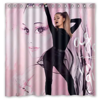 Naujas Ariana Grande Modelis Showerproof Poliesteris Vonios Užuolaidos Aukštos Kokybės Vandeniui Dušo Užuolaidos Vonios kambarys Dekoro 71*71 colių