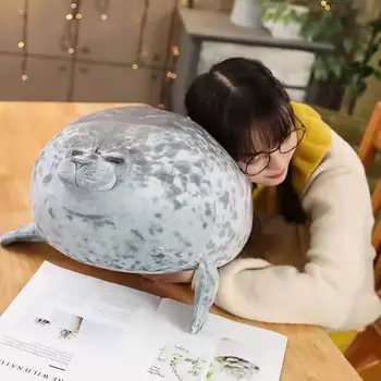 Naujas Mielas Jūrų Liūtas Pliušinis Žaislas, Minkšti Jūrų Gyvūnų Antspaudas Įdaryti Lėlės, už Vaikas Miega Pagalvės 3D cushionrealistic vaizdo kūrybos dovana