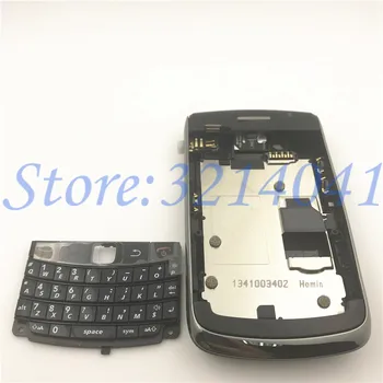 Naujas Originalus full būsto BlackBerry 9700 Korpusas Galinis Baterijos Dangtelis Atveju +Klaviatūra +Šoninis Mygtukas + Logo