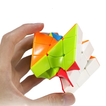 Naujas Sukimo Magic Cube Coloful Susukti Kubo Galvosūkį Piršto Žaislai Profesinės Greitis Kubeliai Švietimo Žaislai Vaikams, Suaugusiesiems Dovanų