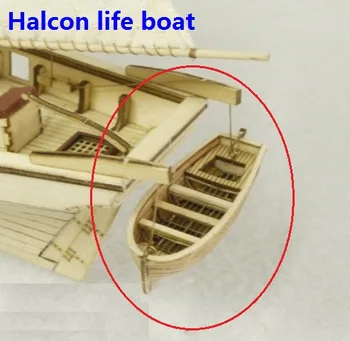 Nemokamas pristatymas mastelis 1:100 Medinis Burlaivis Halcon1840 Modelis Laivo + gyvenimo valtis + Žalvario atnaujinimai rinkiniai