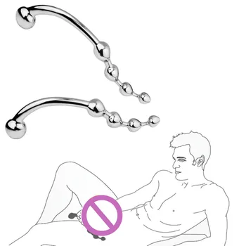 Nerūdijančio Plieno Analinis Dildo Butt Plug Prostatos Massager Suaugusiųjų Gėjų Produktų Analinis Kaištis Kieme Karoliukai Erotinis Sekso Žaislais Vyrams, Moterims