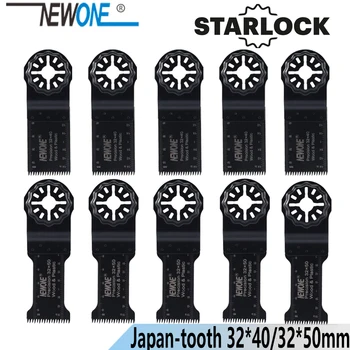 NEWONE Starlock 32*40/50mm HCS Pailginti Tikslumo Japonija Dantų Vibraciniai Įrankiai, Pjūklų Geležtės, Power multi įrankiai Renovator pjauti
