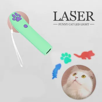 Nešiojamų Daugiafunkcinis Kačių, Šunų Chaser Žaislai Juokingas Interaktyvus Žaislas Lazerio Žaislas Katėms LED lazeris Lazerio Šviesos Patarimų