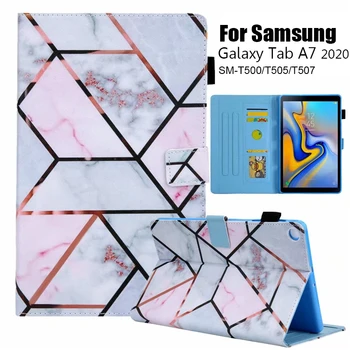 Painte Minkštas galinis Dangtelis skirtas Samsung Galaxy Tab A7 2020 10.4 Atveju, Stovėti Dangtelį Galaxy Tab A7 10.4 SM-T500 SM-T505/T500/T507