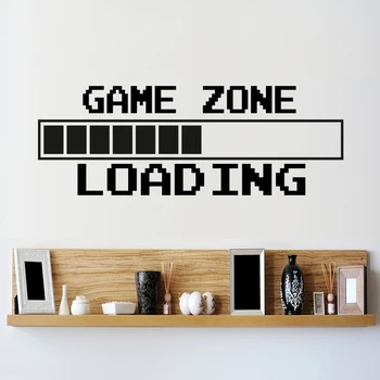 Pakrovimo Žaidimas vinilo Decal Žaidimo Zona, namų puošybai Žaidėjus Kambarys Meno dizaino sienų lipdukas 