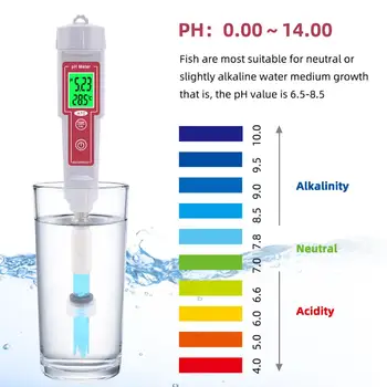 PH-618B/L Pieštuko Tipo Automatinis Koregavimas pH-metras skaitmeninis LCD vandens kokybės analizatorius baseinas, geriamąjį vandenį, akvariumas