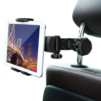 Planšetinio kompiuterio laikiklis, automobilio galinės sėdynės heasrest telefono mount support plastice lankstus, skirtą 
