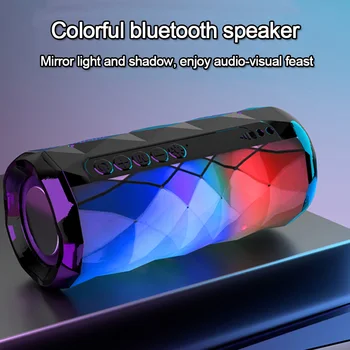 Portable bluetooth speaker TG167 bass spalva cool daugiakampiai dizaino, vandeniui belaidis garsiakalbis, aukštos raiškos triukšmo mažinimas