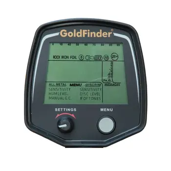 Profesinės Požeminis Metalo Detektorius GF2 Treasure Hunter LCD Ekranas su 11