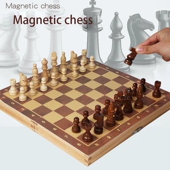 Queen ' s Gambit Montessori stalo Žaidimai Vaikams, Žaislai Švietimo Magnetinio Tarptautinės Šachmatų Dovanos naujieji Metai Žaidimai
