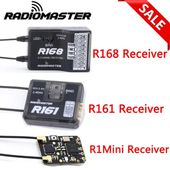 Radiomaster R1 MINI R161 R168 8CH 16CH Imtuvas Receptorių SBUS RSSI Suderinama FRSKY D8 D16 TX16S VĮ RC FPV Drones