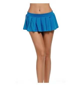 Sexy Moteris Klostuotas Mini Sijonas Moksleivė Micro Trumpą Suknelę Cosplay Klubas Kostiumas Mini Sijonas Naktinis Klubas
