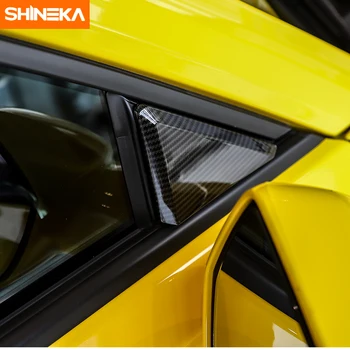 SHINEKA Automobilių Stilius statramsčio Dekoratyvinio Skydelio Dangtelį Lapo Lipdukas Langą Trikampio Dangčio Apdaila už Camaro 2017+