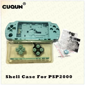 Sony PSP 2000 Visą Būsto Atvejais Visiškai Shell Atveju Pakeitimas+Mygtukų Rinkinys Screwdrive Padengti Atveju, Dalys PSP 2000 Konsole