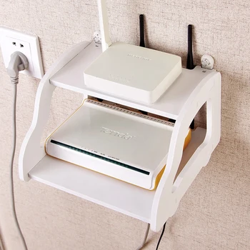 Telefonas stalčiuko TELEVIZORIUS viršutinės Lentynos wifi Router shelf Set-top Box turėtojas kambarį saugojimo laikiklį mobiliajam