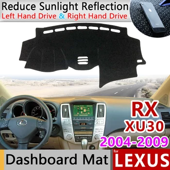 Už Lexus RX 2004-2009 M. XU30 neslystantis prietaisų Skydelio Kilimėlis Padengti skėtį nuo saulės Dashmat Apsaugoti Automobilių Reikmenys RX300 RX330 RX350 RX400h 2006