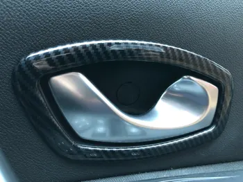 Už Renault Captur 2013-2018 m. ABS Anglies pluošto durys, vidinės pastatyta rankena dubenį rėmas žibintas liejimo Automobilių optikos reikmenys 4pcs