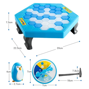 Vaikų Ugdymo Stalo Žaidimas Žaislas Pingvinas Ledlaužis Kūrimo Bloką Rekvizitai Kūrybos Tėvų-vaikų Interaktyvus Vaikų Žaislai