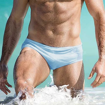 Vyras Paplūdimio Greitai džiūstantys maudymosi kostiumėlį Vyrų Vasaros vientisos spalvos Šortai Plaukikas Beach Trumpas Kelnes Burlenčių Šortai seksualus Maudymosi kelnės