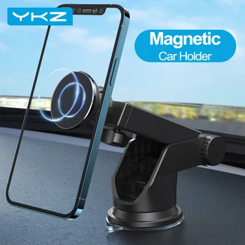 YKZ Magnetinio Automobilinis Telefono Laikiklis iPhone Xs Max XR 8 6 Teleskopinis Siurbimo Taurės Automobilių prietaisų Skydelio laikiklio pagrindą Ląstelių Mobiliojo Telefono Laikiklis Stendas
