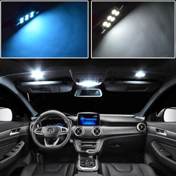 10x Canbus Klaidų, LED Interjero Šviesos Rinkinio Pakuotės 2016-2019 Mazda CX-3 Automobilių Reikmenys Žemėlapis Dome Kamieno Licencijos Šviesos
