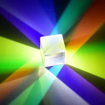 18mm RGB Dispersija Šešių Pusių Regos Prizmę Išskirtinį Spalvų Refrakcija Kubeliai Optinio Stiklo Prizmė mokslinių Tyrimų Priemonė, Papuošalų, Žaislų
