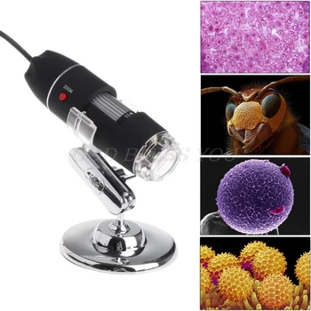 2020 m. Aukštos Kokybės Naujas 1600X 2MP Zoom Mikroskopu 8 LED USB Skaitmeninis Kišeninis didinamasis stiklas Endoskopą Kamera Lašas Laivybos