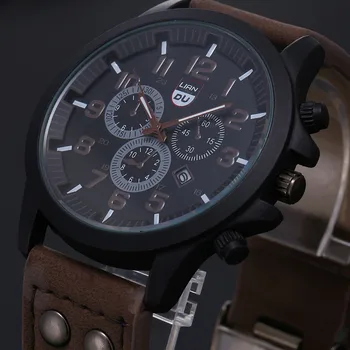 2020 m. Derliaus Klasikinis Žiūrėti Vyrų Laikrodžiai, Nerūdijančio Plieno, atsparus Vandeniui Data Odinis Dirželis Sporto Kvarco Armijos Relogio masculino reloj