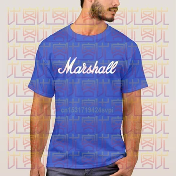 2020 metų Vasaros Maršalo Logotipas Drabužius Populiarus Tee Marškinėliai Pateikti Crewneck Medvilnės Tees Homme Viršūnes Tees S-4XL