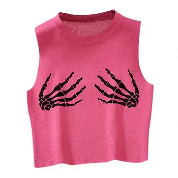 2021 naujas vasaros moterų nuosėdos Camisole seksualus moteriški megztiniai apynasrio petnešos moteriška liemenė Slim Apynasrio Berankoviai marškinėliai