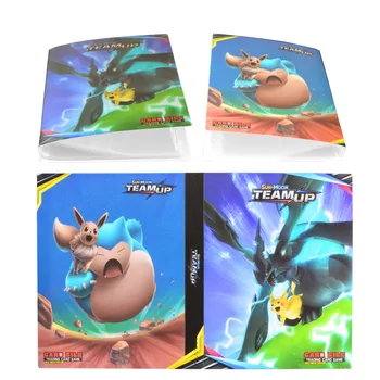 240Pcs Turėtojas Pokemons rišiklio Albumą Žaislų Kolekcijos Pokemones Kortelių Albumas, Knyga Viršaus Pakraunama Sąrašą, Žaislai, Dovanos Vaikams