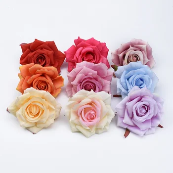 30/50pcs rožių galvos vestuvių dekoratyvinės gėlės sienos 