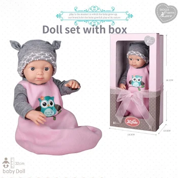 30CM Kūdikių Lėlės Rinkinys Atgimsta Bebe Lėlės, Žaislai viso Kūno Silikono Bamblys Naujai Atgimsta Lėlės Komplektus drabužių, Žaislų Mergina Dovanų Dėžutė