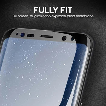 5D Visiškai Padengti Grūdinto Stiklo Samsung Galaxy A7 2018 Apsauginis Stiklas 