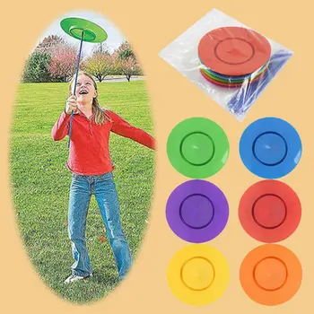 6 Rinkinys Žongliravimas Besisukančios Plokštelės, Lazdelės Ratas, Akrobatikos Naudingumo Prekes Vaikams Suaugusiųjų