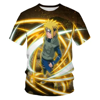 Anime naruto vyriški marškinėliai Vasaros Harajuku Cool Trumpas Sleevetshirt Japonų Anime Juokinga 3D Printe Streetwear naruto marškinėliai viršų