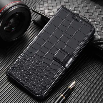 Atveju Apversti Prabanga Samsung Galaxy M31S padengti Piniginė, Krokodilo odos tekstūros Oda Knyga, Telefono Coque