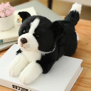 Aukštos Kokybės Modeliavimas Sheppdog Pliušinis žaislas Įdaryti Tikroviška Pasienio Kolis, Šuo, šuniukas, Žaislų, Namų Dekoro Vaikai brithday
